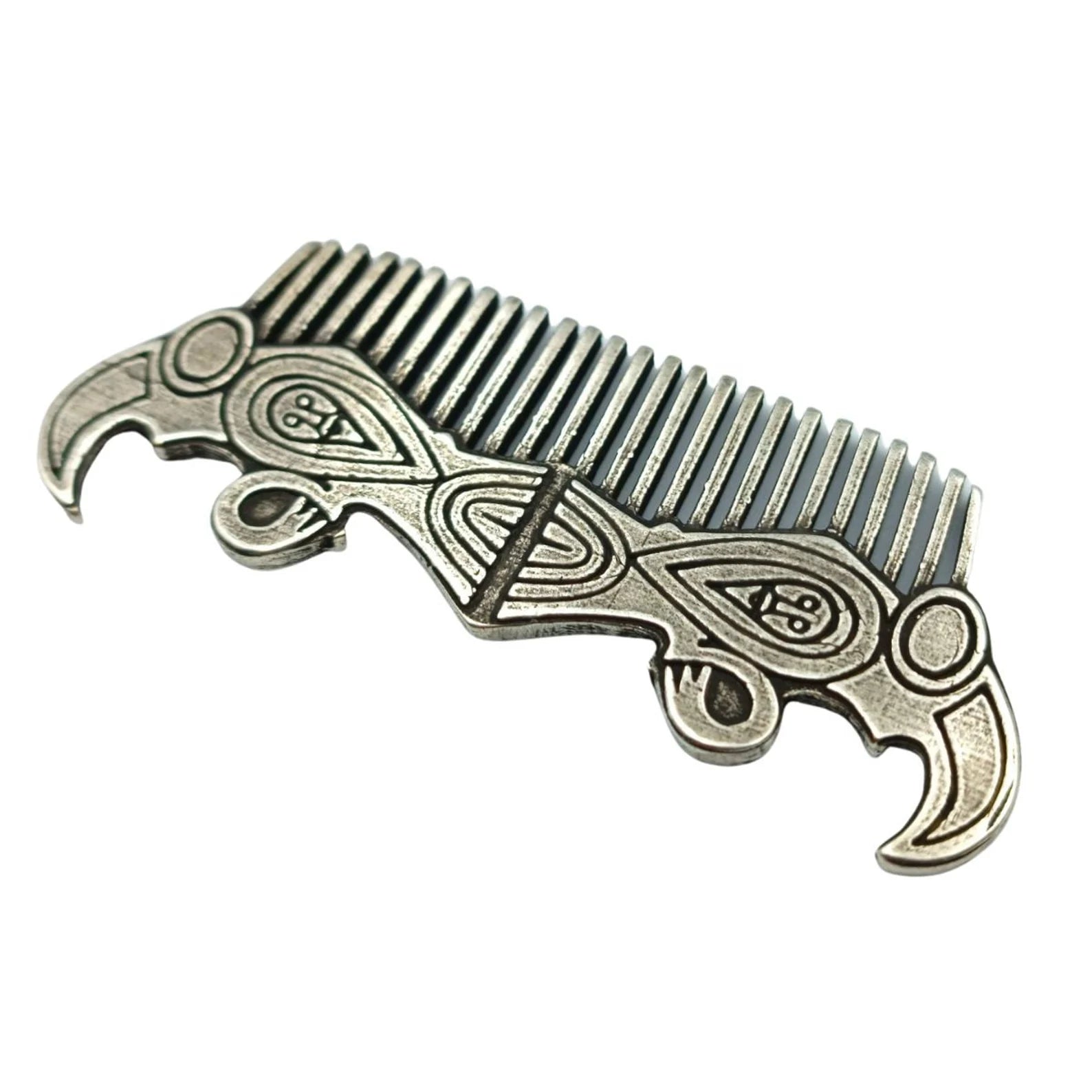 Viking beard metal comb | mens gifts | pocket accessories – Viking Accessories | Norse runes & Nordic jewelry