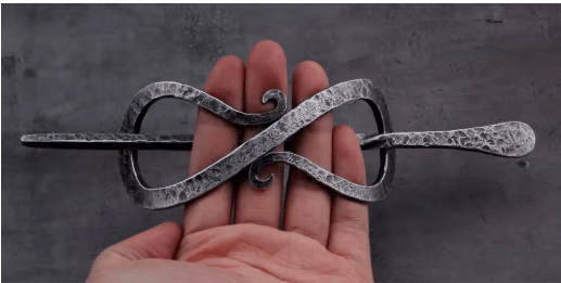 Viking Celtic Knot Hairpin – Vintage Nordic Hair Clip – Viking Accessories | Norse runes & Nordic jewelry