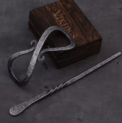 Viking Celtic Knot Hairpin – Vintage Nordic Hair Clip – Viking Accessories | Norse runes & Nordic jewelry