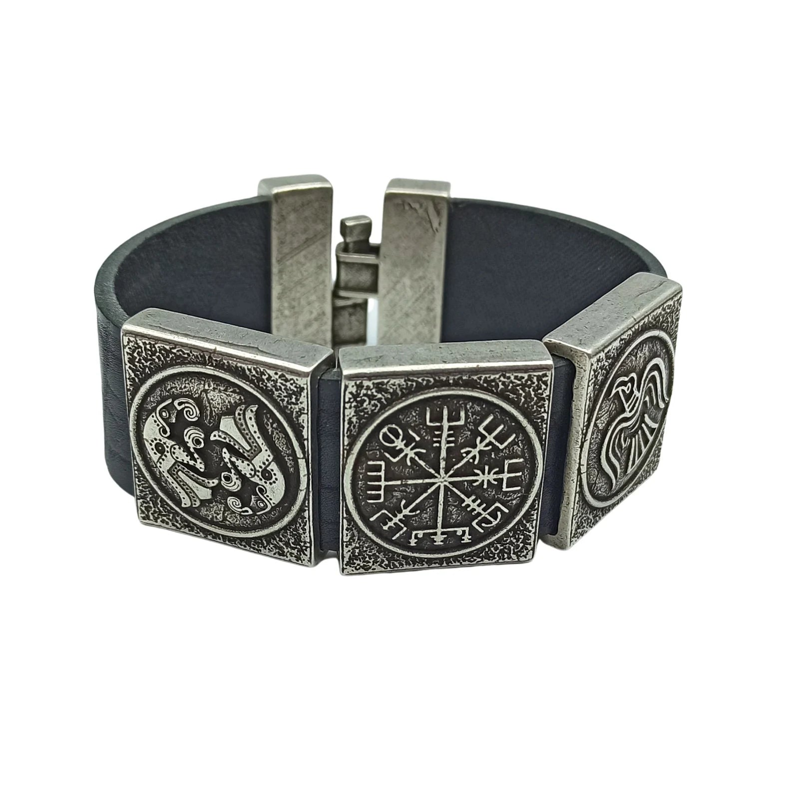 Viking compass bangle | Vegvisir bracelet rune jewelry – Viking jewerly | Norse runes & Nordic jewelry