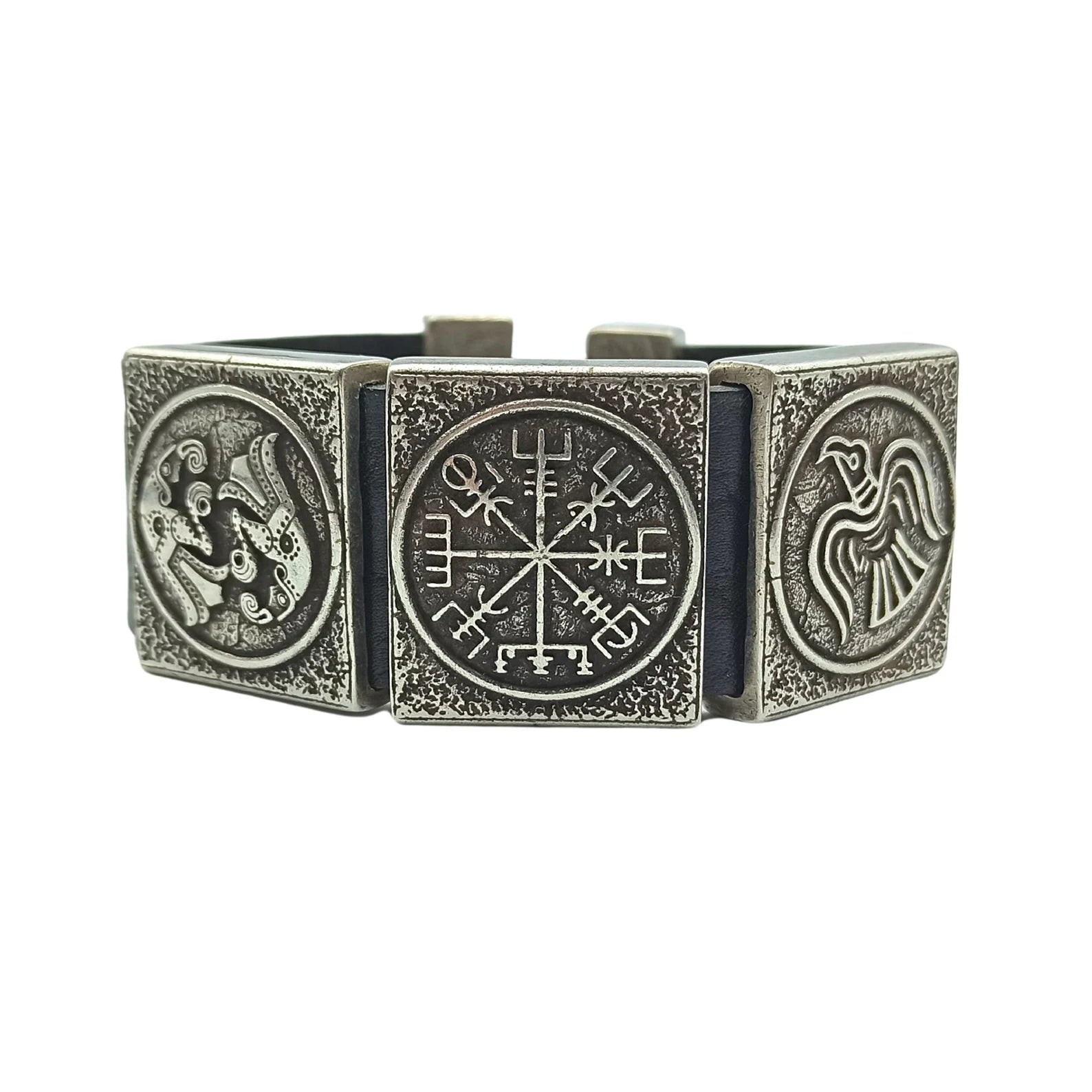 Viking compass bangle | Vegvisir bracelet rune jewelry – Viking jewerly | Norse runes & Nordic jewelry