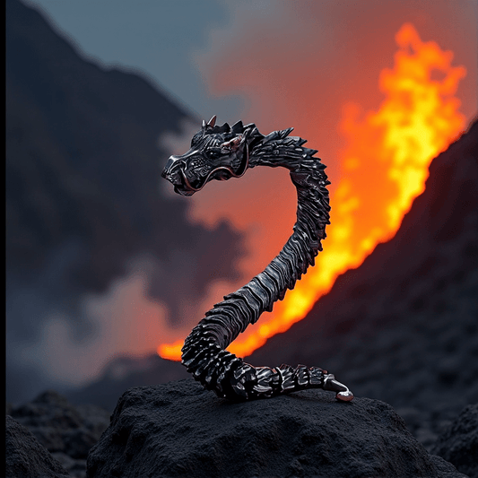 Viking Dragon Cuff Bracelet – Copper Bangle – Viking jewerly | Norse runes & Nordic jewelry