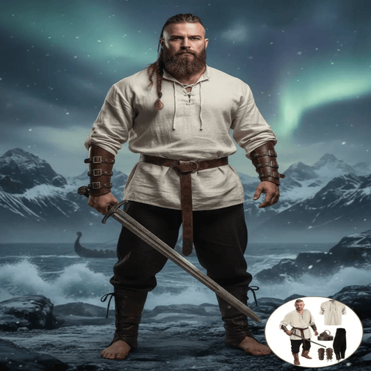 “Viking Medieval 4 - Piece Costume” – Viking fashion | Norse runes & Nordic jewelry