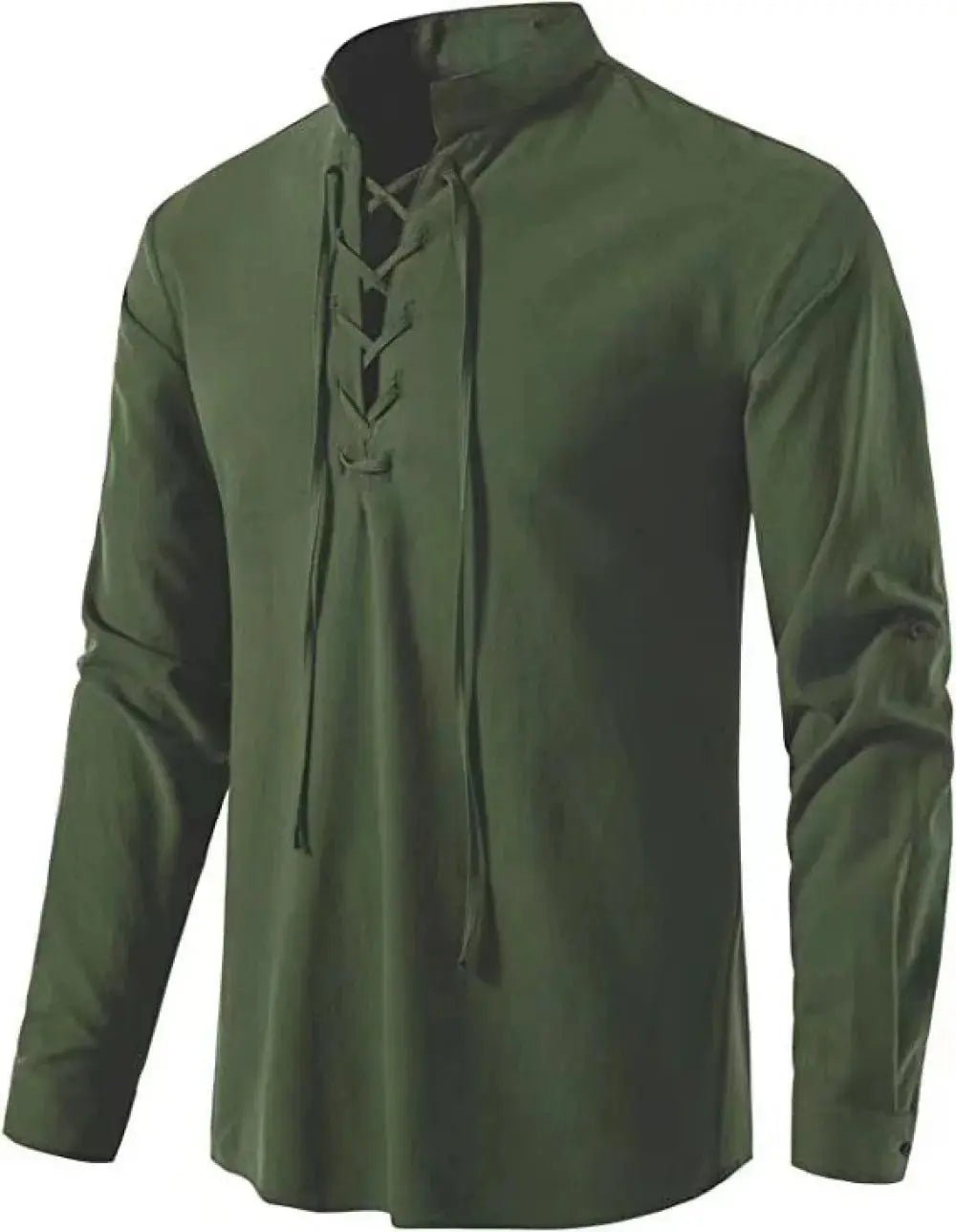 Viking Medieval Shirt for Men – Cotton Linen Lace - Up – Viking fashion | Norse runes & Nordic jewelry