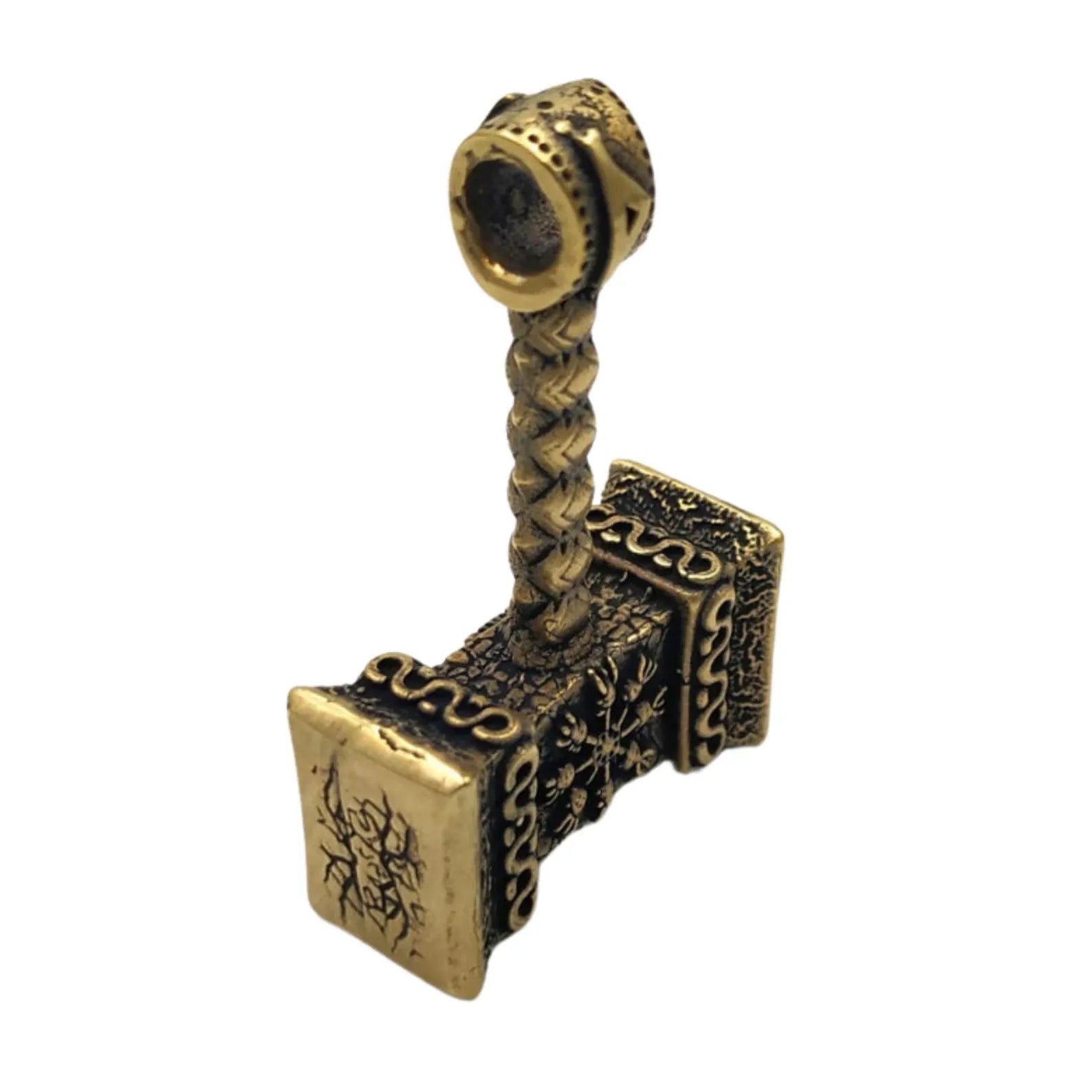 Viking Mjolnir Pendant | Thor’s Hammer Valknut Necklace – Viking jewerly | Norse runes & Nordic jewelry