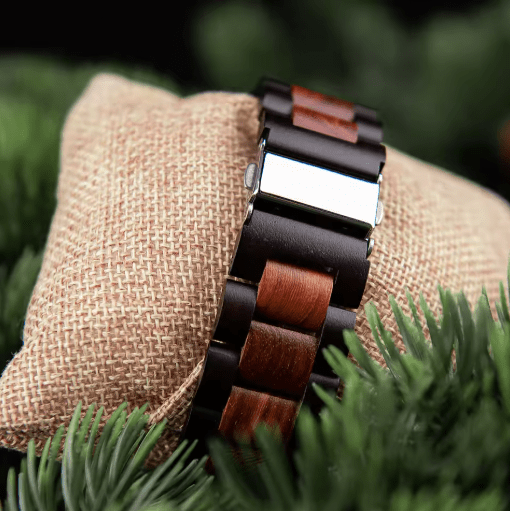 Viking Odin Rune Quartz Wristwatch for Men with Wooden Strap – Viking jewerly | Norse runes & Nordic jewelry