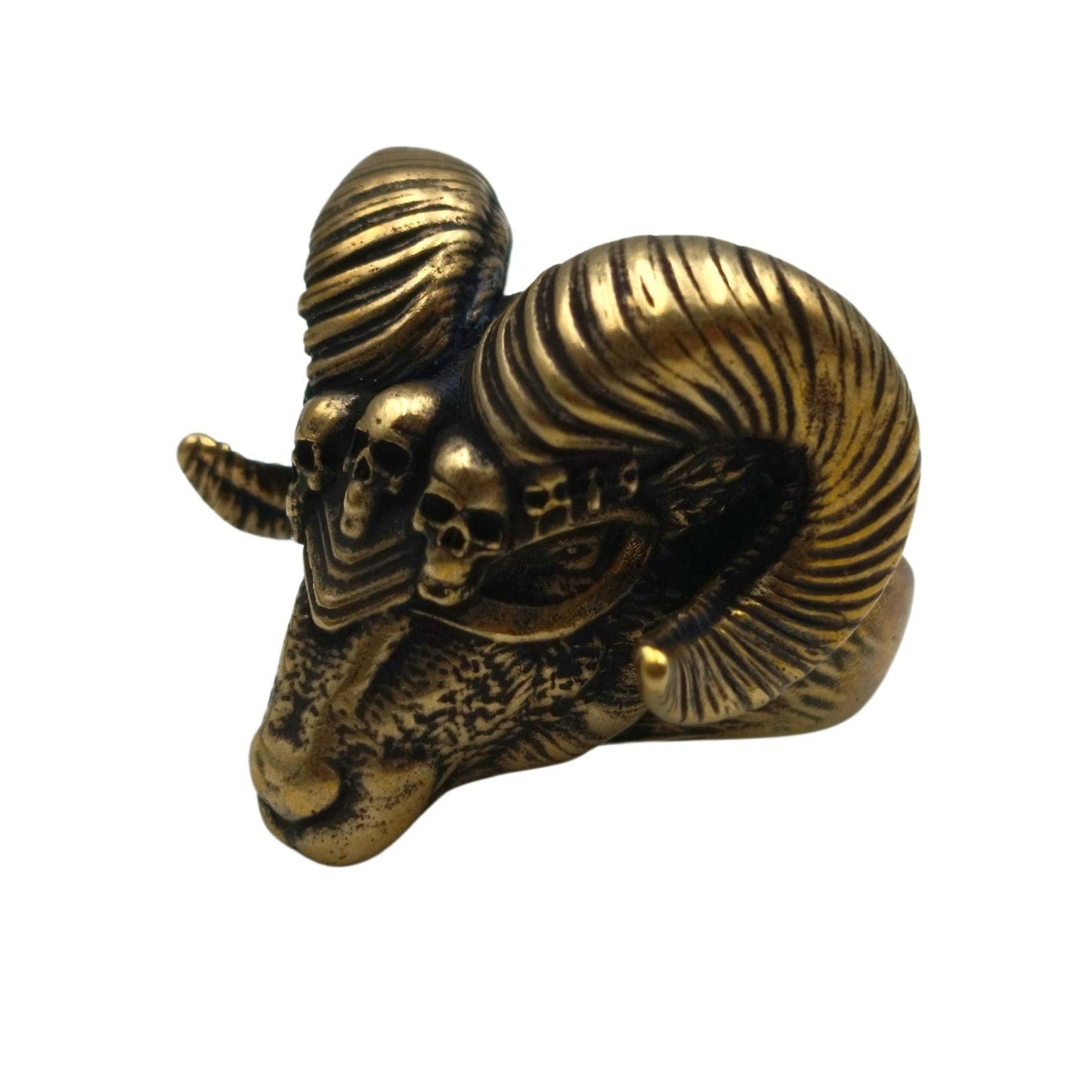 Viking ram head ring | Norse goat horns jewelry and skull – Viking jewerly | Norse runes & Nordic jewelry