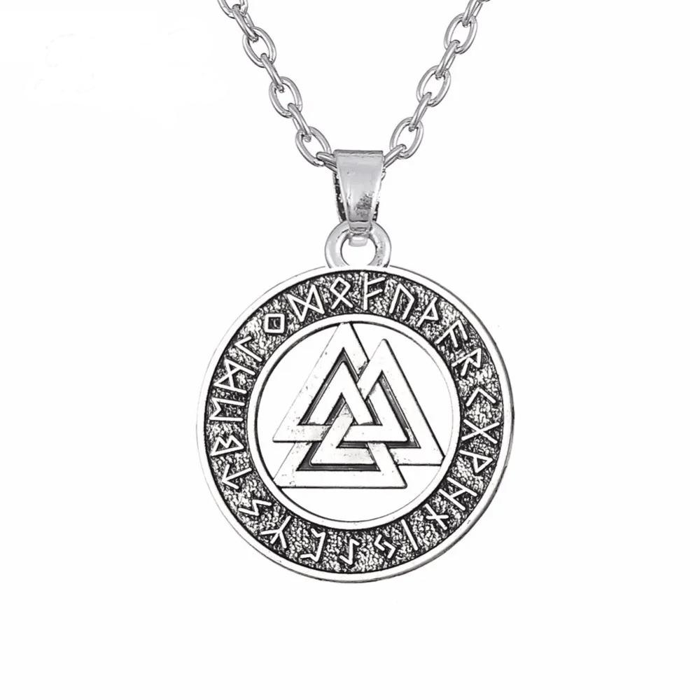 Viking Warrior Necklace – Valknut Rune Symbol of Odin – Viking | Norse runes & Nordic jewelry