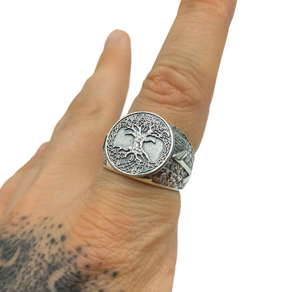 Yggdrasil tree of life ring | Norse Pagan Celtic jewelry