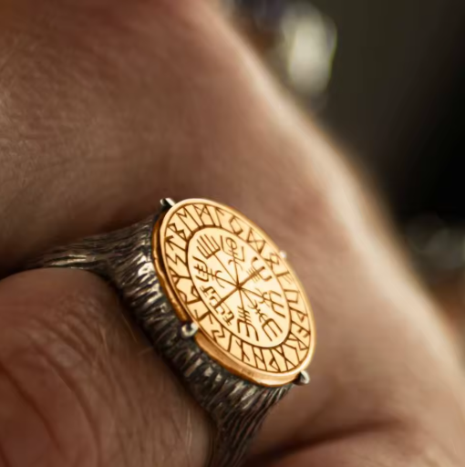 Viking Compass Ring – Nordic Mythology