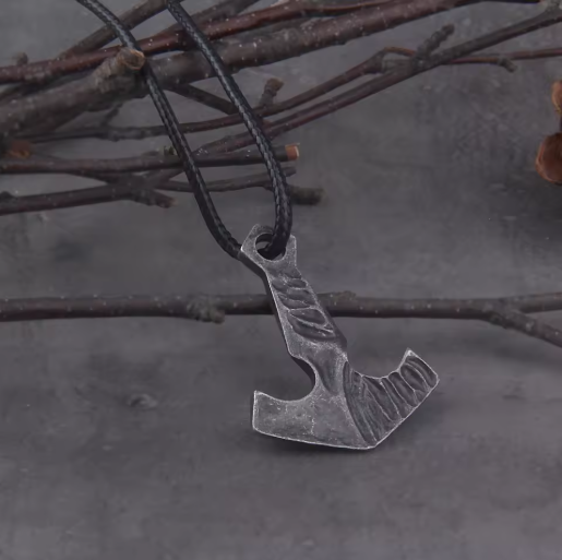 Thor's Hammer Mjolnir Pendant Necklace