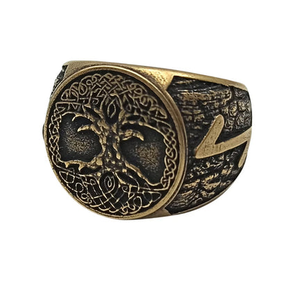 Yggdrasil tree of life ring | Norse Pagan Celtic jewelry