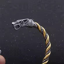 Stainless Steel Viking Dragon Bracelet