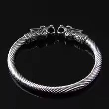 Stainless Steel Viking Dragon Bracelet