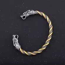 Stainless Steel Viking Dragon Bracelet