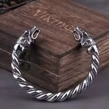 Stainless Steel Viking Dragon Bracelet