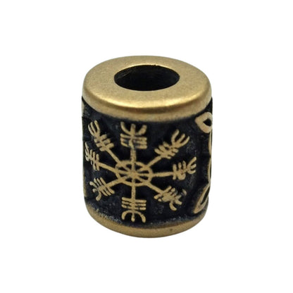 Aegishjalmur paracord bead | EDC knife lanyard beads – Viking Accessories | Norse runes & Nordic jewelry