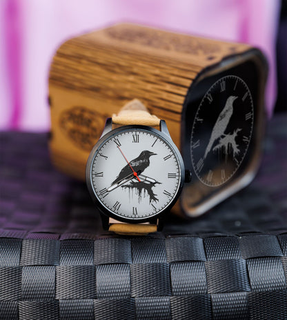 Customized viking Watch Engraved gift for man – Viking Accessories | Norse runes & Nordic jewelry