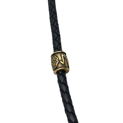 Eihwaz rune | Viking beads | Norse runes knife lanyard bead – Viking Accessories | Norse runes & Nordic jewelry