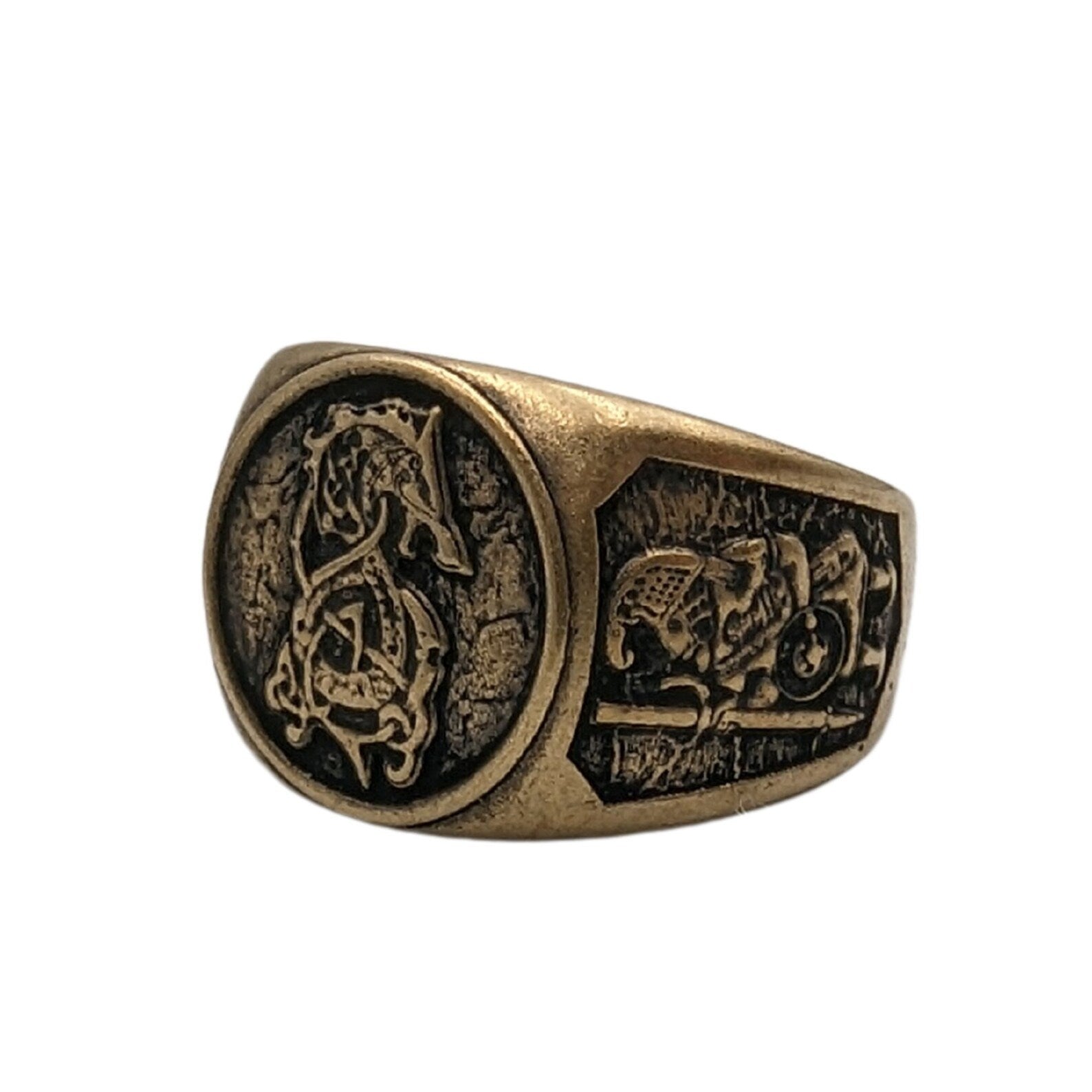 Fenrir wolf ring Norse Pagan Viking jewelry – Viking jewerly | Norse runes & Nordic jewelry