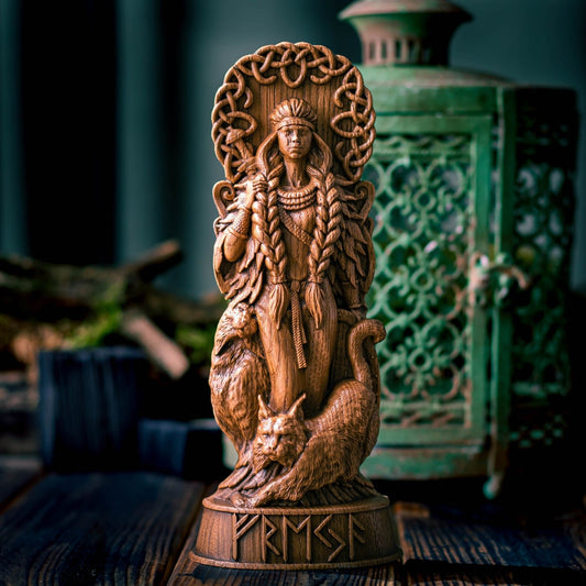Freyja statue, Freya, Vanadís, norse viking god and goddes – Viking | Norse runes & Nordic jewelry