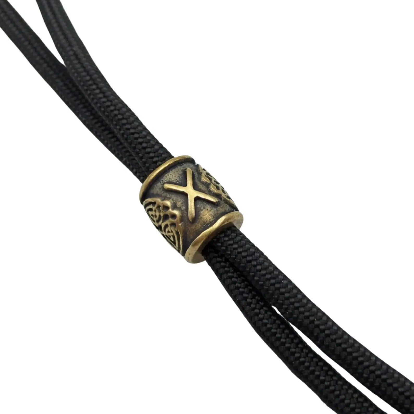 Gebo rune | viking runes beads | knife lanyard bead – Viking Accessories | Norse runes & Nordic jewelry