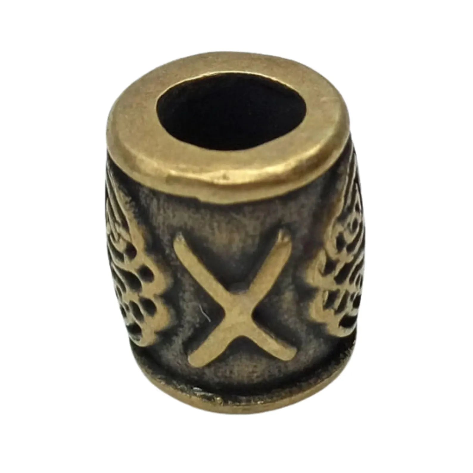 Gebo rune | viking runes beads | knife lanyard bead – Viking Accessories | Norse runes & Nordic jewelry