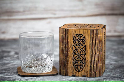 Glass with Viking Logo – Viking Accessories | Norse runes & Nordic jewelry