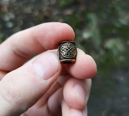 Hagalaz rune | viking beads | norse lanyard bead – Viking Accessories | Norse runes & Nordic jewelry