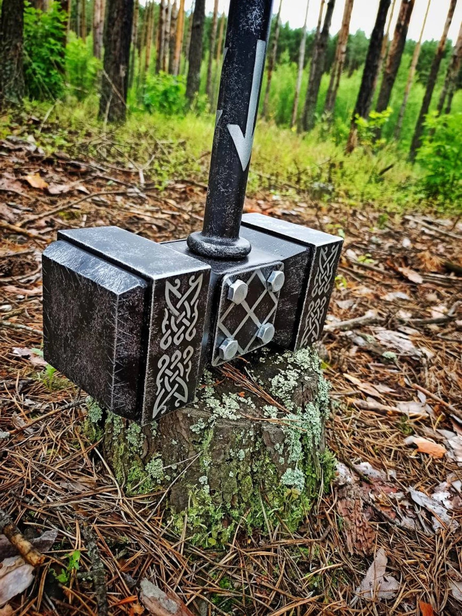 Hammer X Gungnir" Crossfit Viking Mjolnir Norse War Hammer Nordic Odin Gift Battle – Viking home decor | Norse runes & Nordic jewelry
