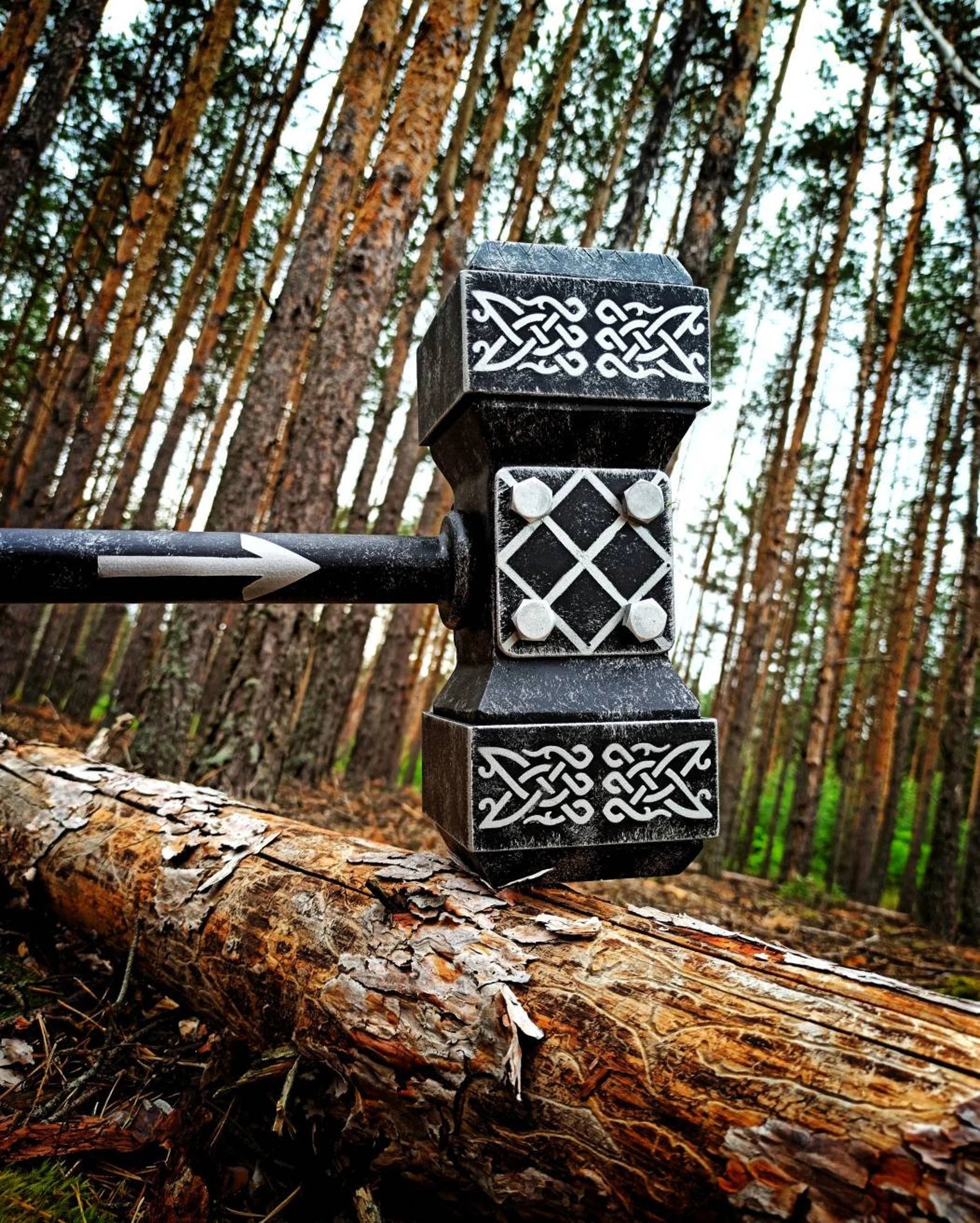 Hammer X Gungnir" Crossfit Viking Mjolnir Norse War Hammer Nordic Odin Gift Battle – Viking home decor | Norse runes & Nordic jewelry