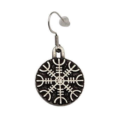 Helm of Awe earrings Viking jewelry Norse pagan – Viking jewerly | Norse runes & Nordic jewelry