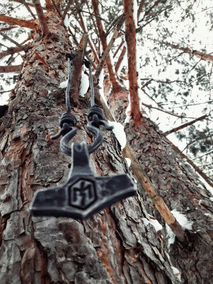 Hand Forged Mjolnir 2 Viking Thor Hammer Norse Scandinavian Odin Thor Asatru Gift