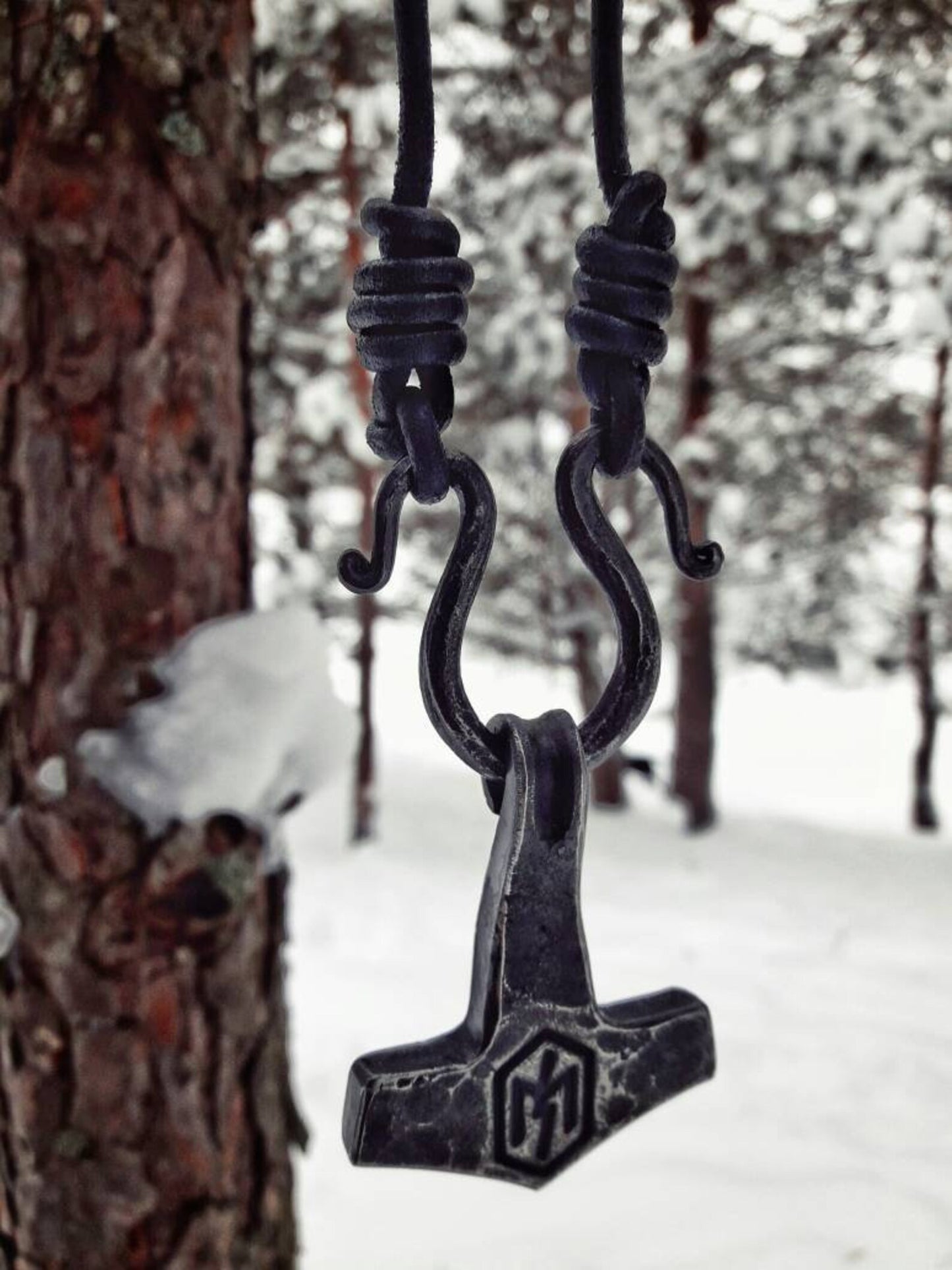 Hand Forged Mjolnir 2 Viking Thor Hammer Norse Scandinavian Odin Thor Asatru Gift