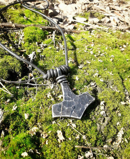 Hand Forged Viking Mjolnir Thor's Hammer 3 Norse Nordic Odin Thor Asatru Gift