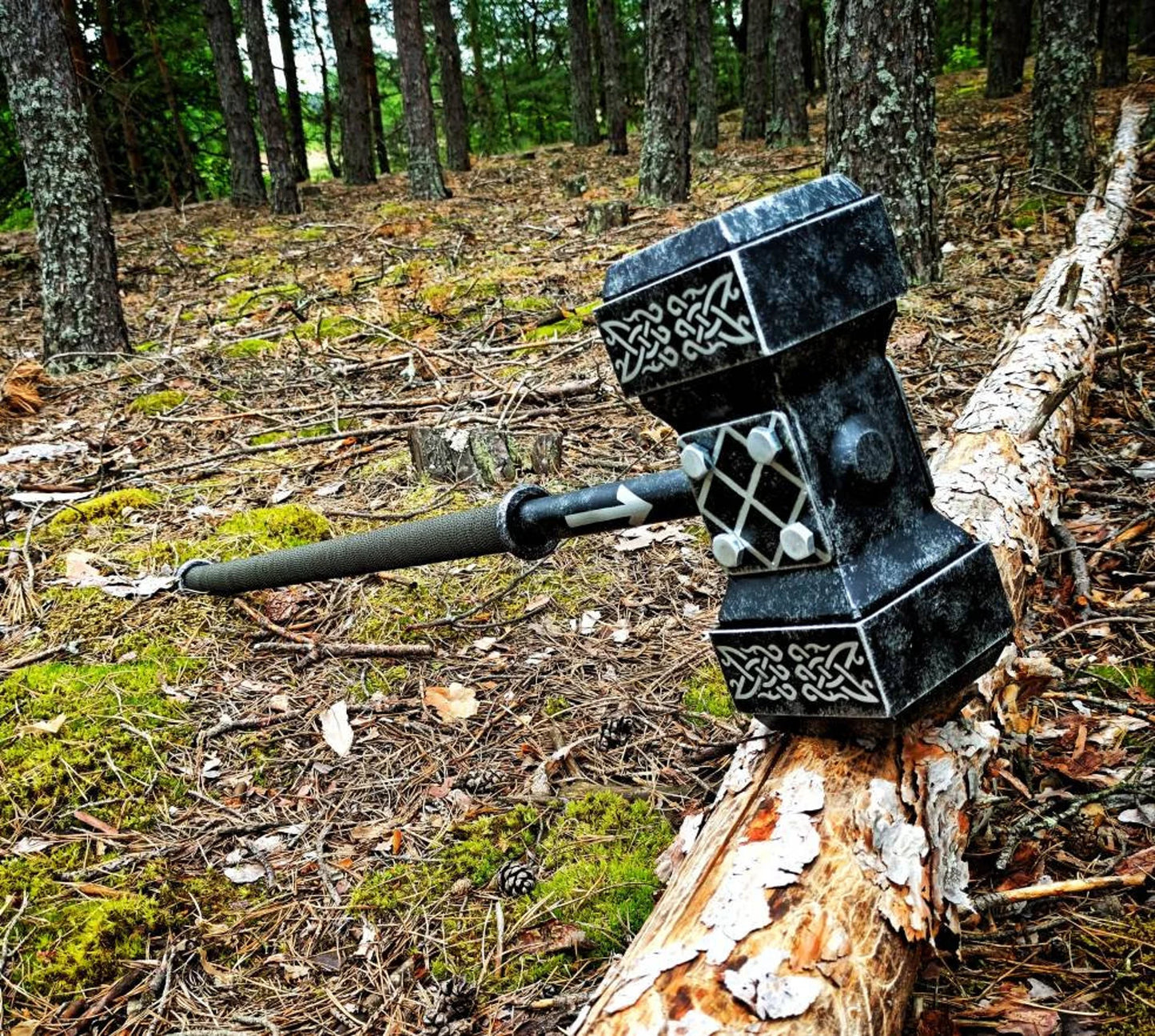 Hammer X Gungnir" Crossfit Viking Mjolnir Norse War Hammer Nordic Odin Gift Battle