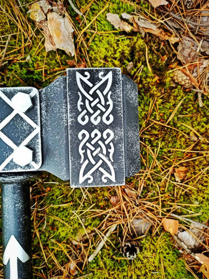 Hammer X Gungnir" Crossfit Viking Mjolnir Norse War Hammer Nordic Odin Gift Battle