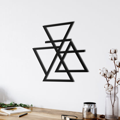 Four Elements Symbol Metal Wall Decor