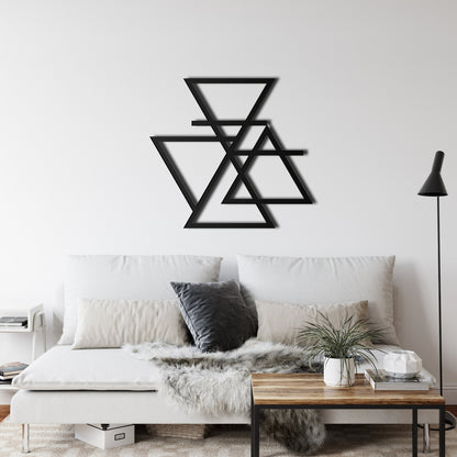 Four Elements Symbol Metal Wall Decor