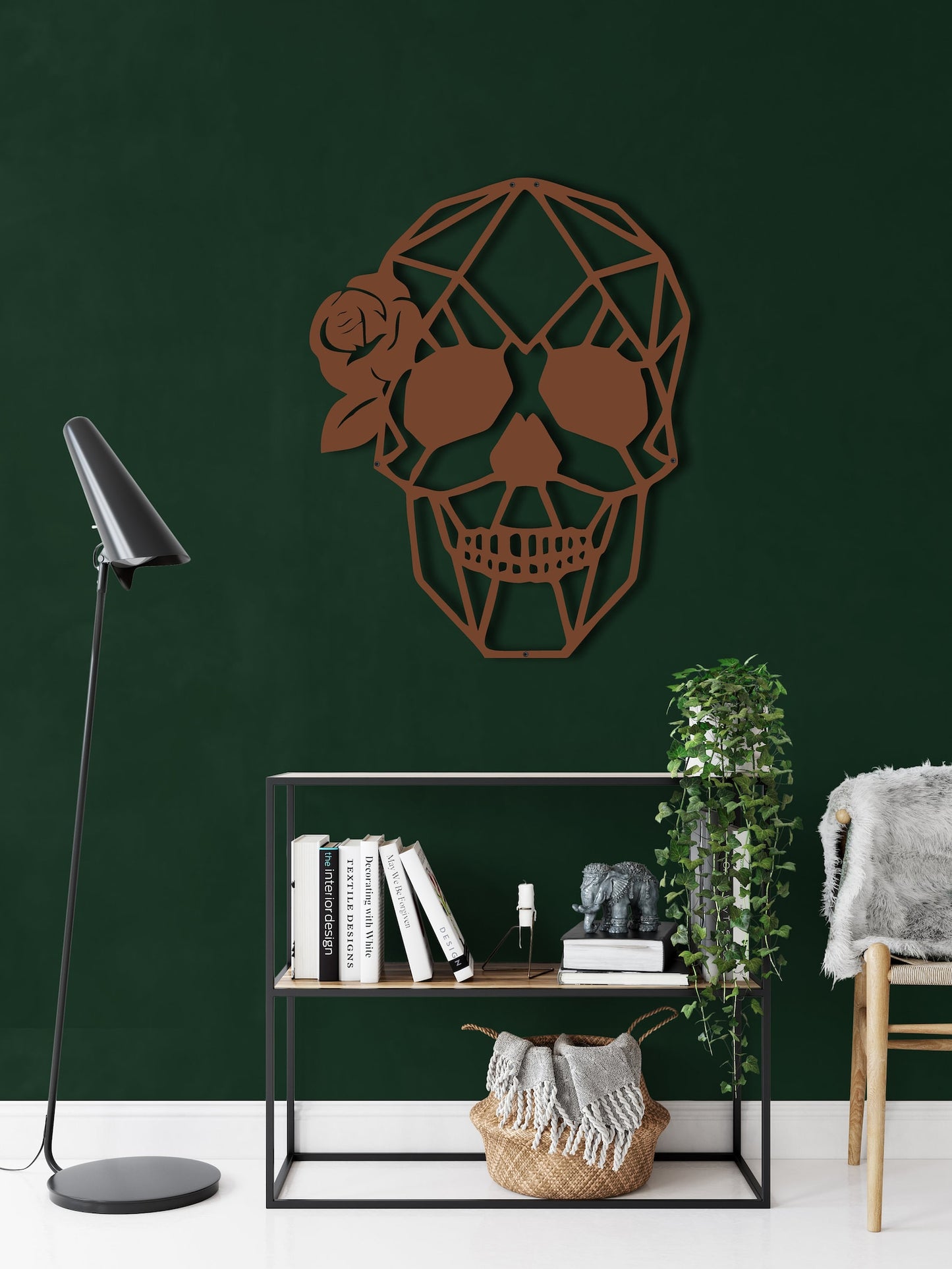 Metal Skull Decor Metal Wall Decor