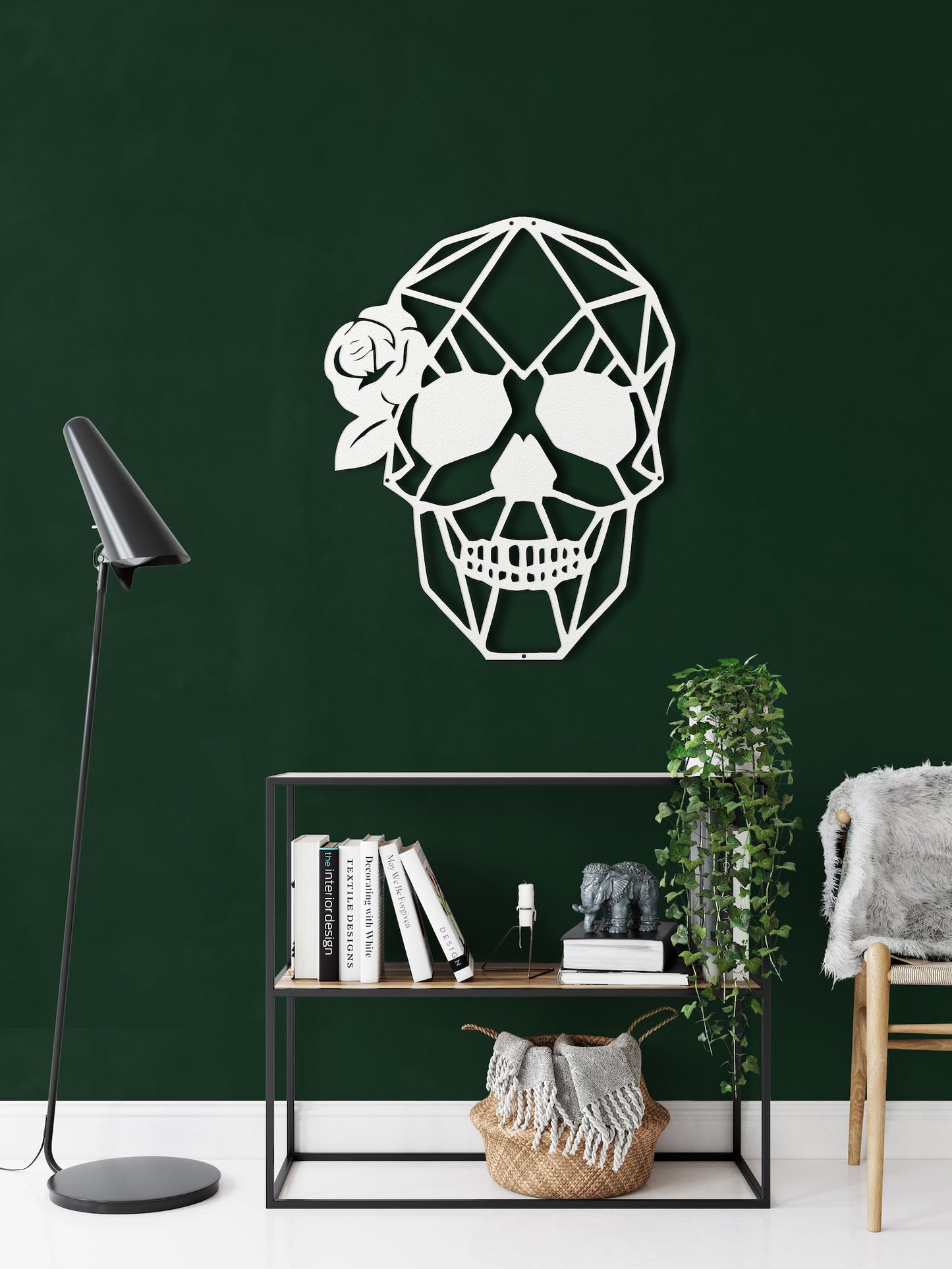 Metal Skull Decor Metal Wall Decor