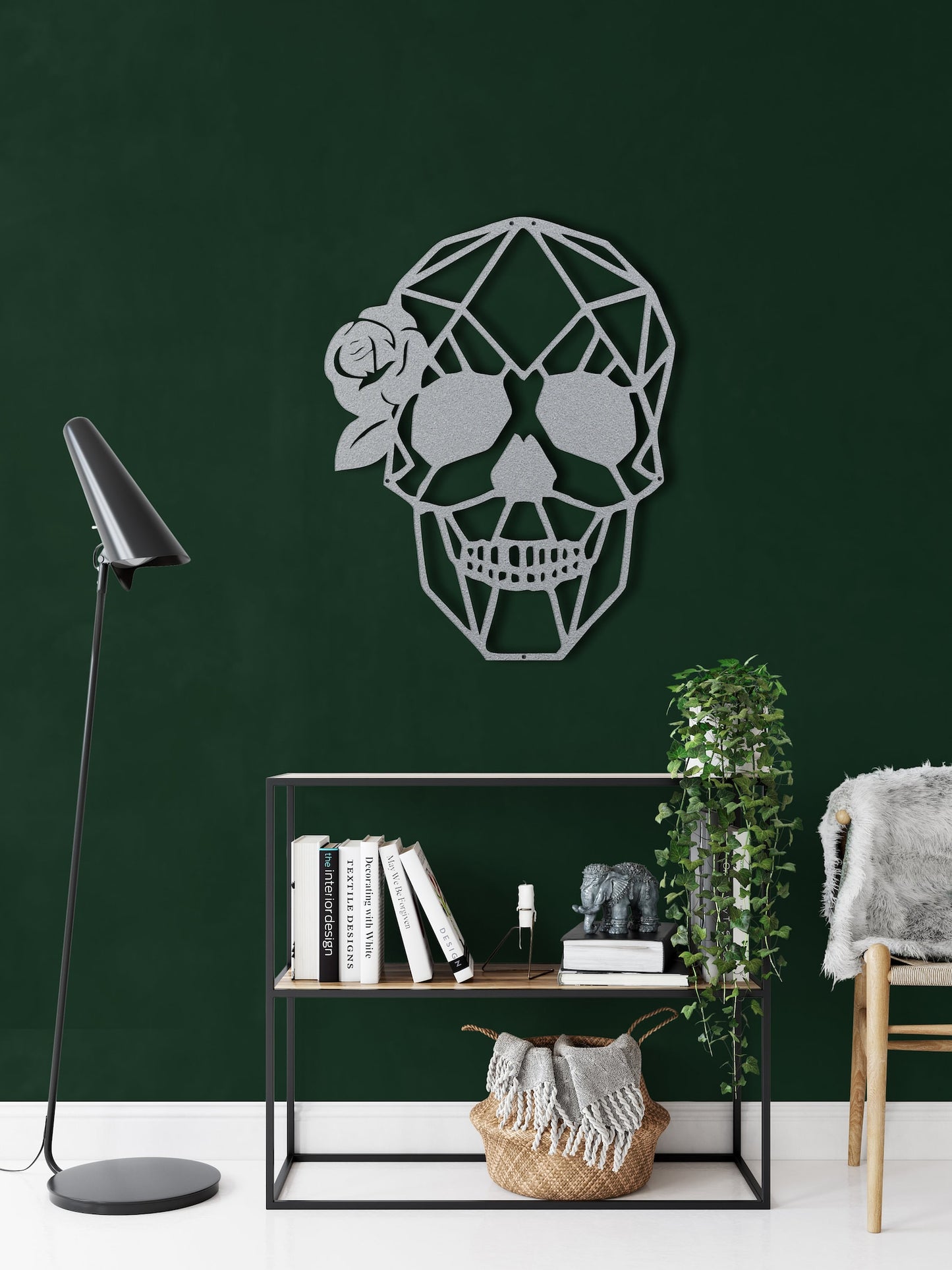 Metal Skull Decor Metal Wall Decor