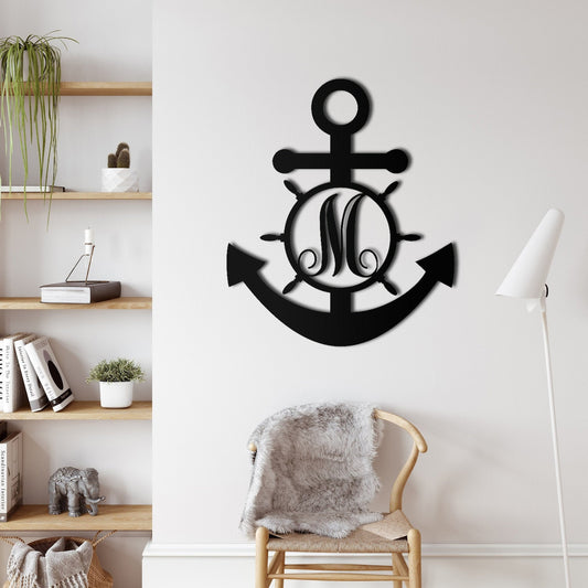 Anchor Wall Art, Metal Wall Decor, Metal Wall Hangings