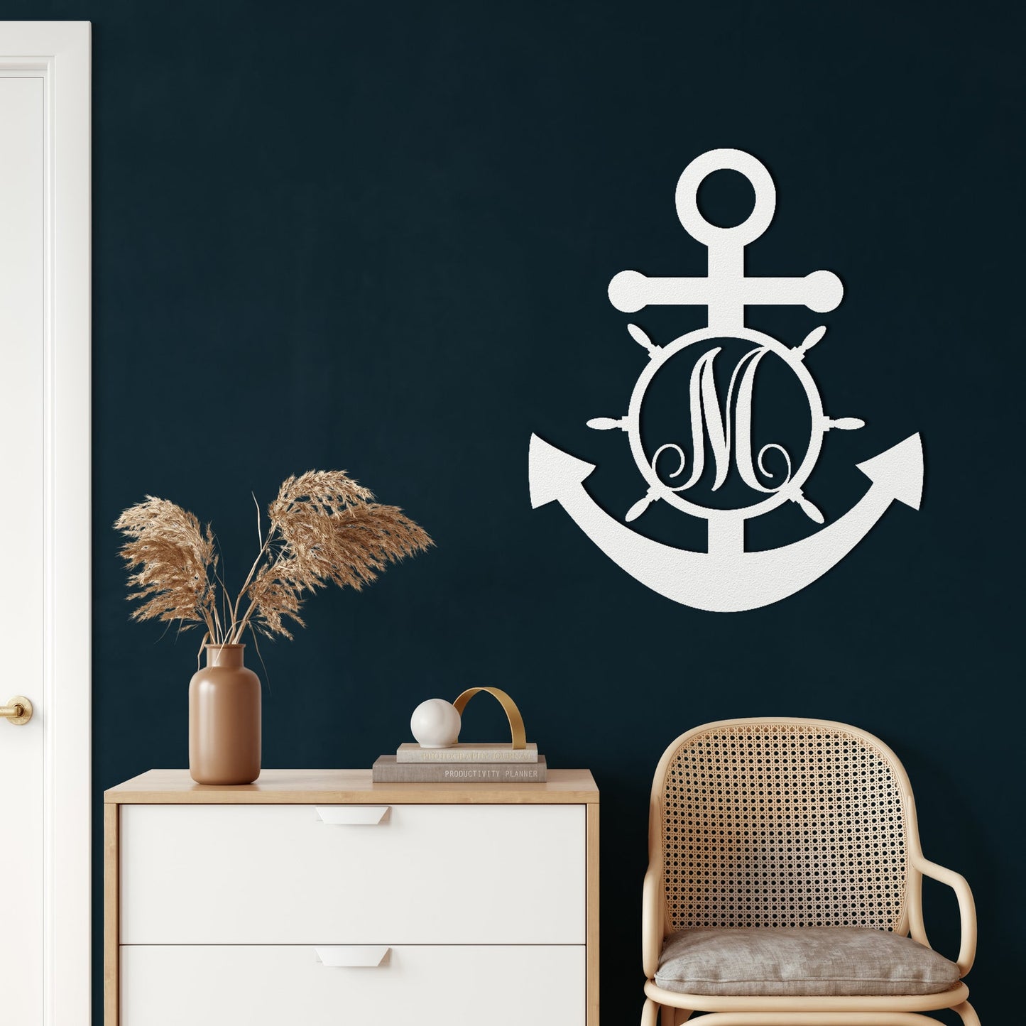 Anchor Wall Art, Metal Wall Decor, Metal Wall Hangings