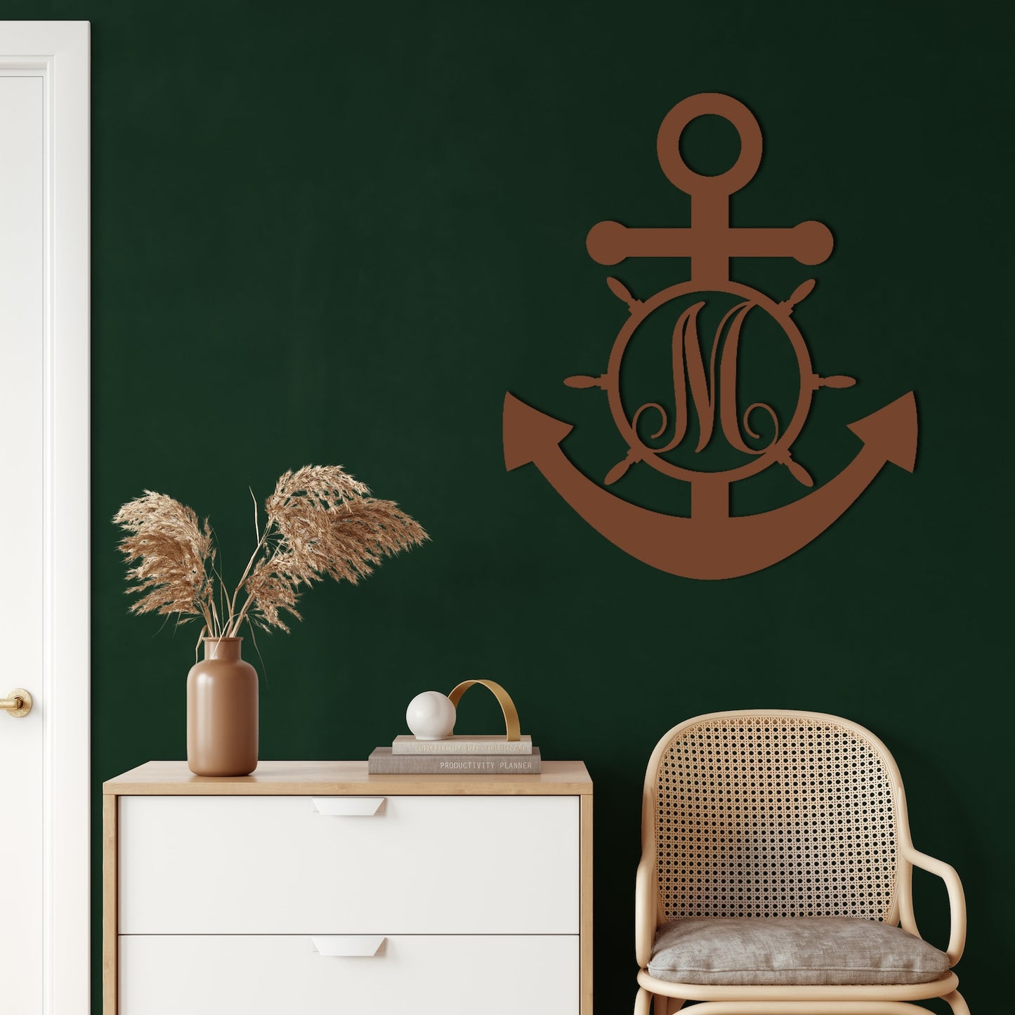 Anchor Wall Art, Metal Wall Decor, Metal Wall Hangings