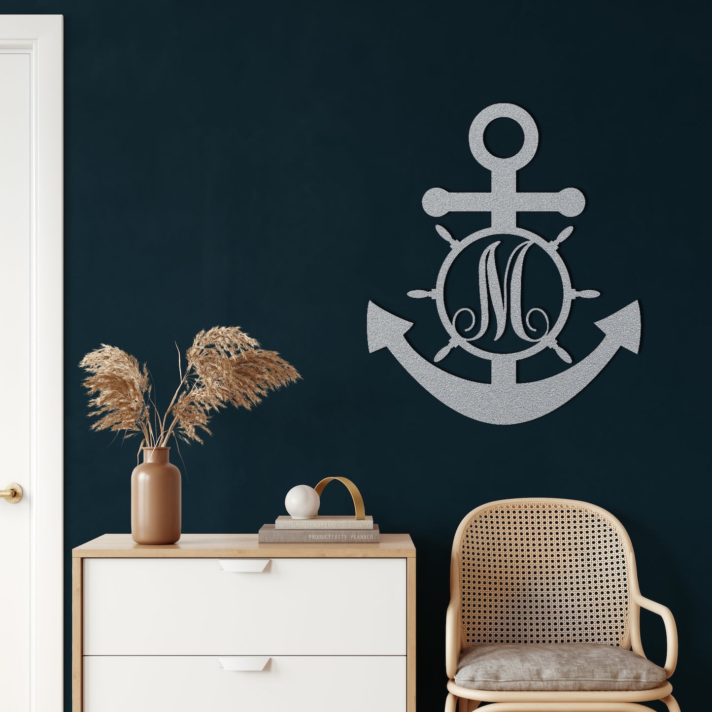 Anchor Wall Art, Metal Wall Decor, Metal Wall Hangings