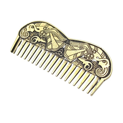 Viking comb | mustache metal accessories | beard care | mens gifts