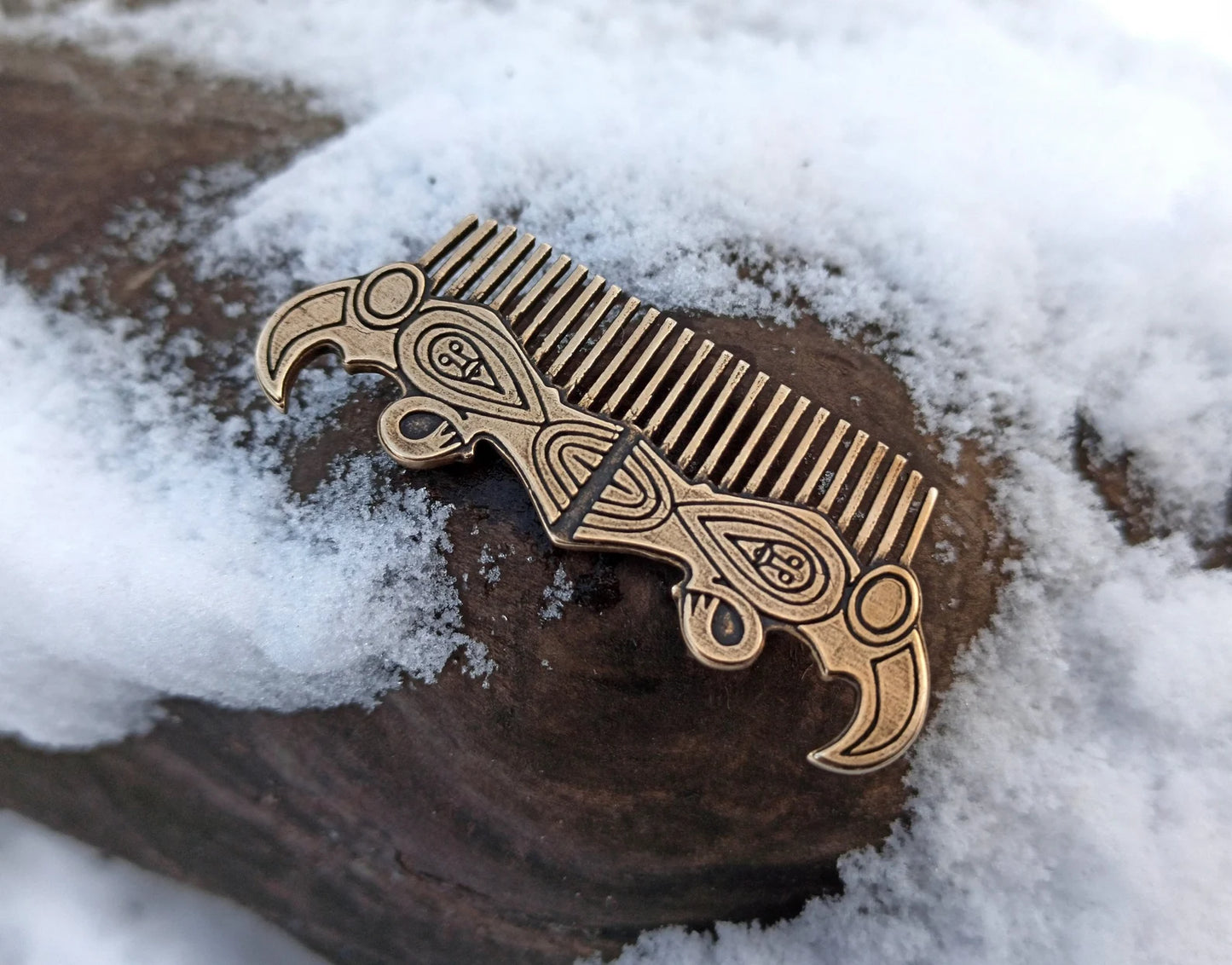 Viking beard metal comb | mens gifts | pocket accessories