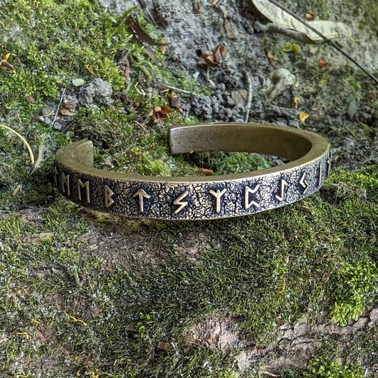 Norse Runes bracelet viking arm oath ring nordic jewelry