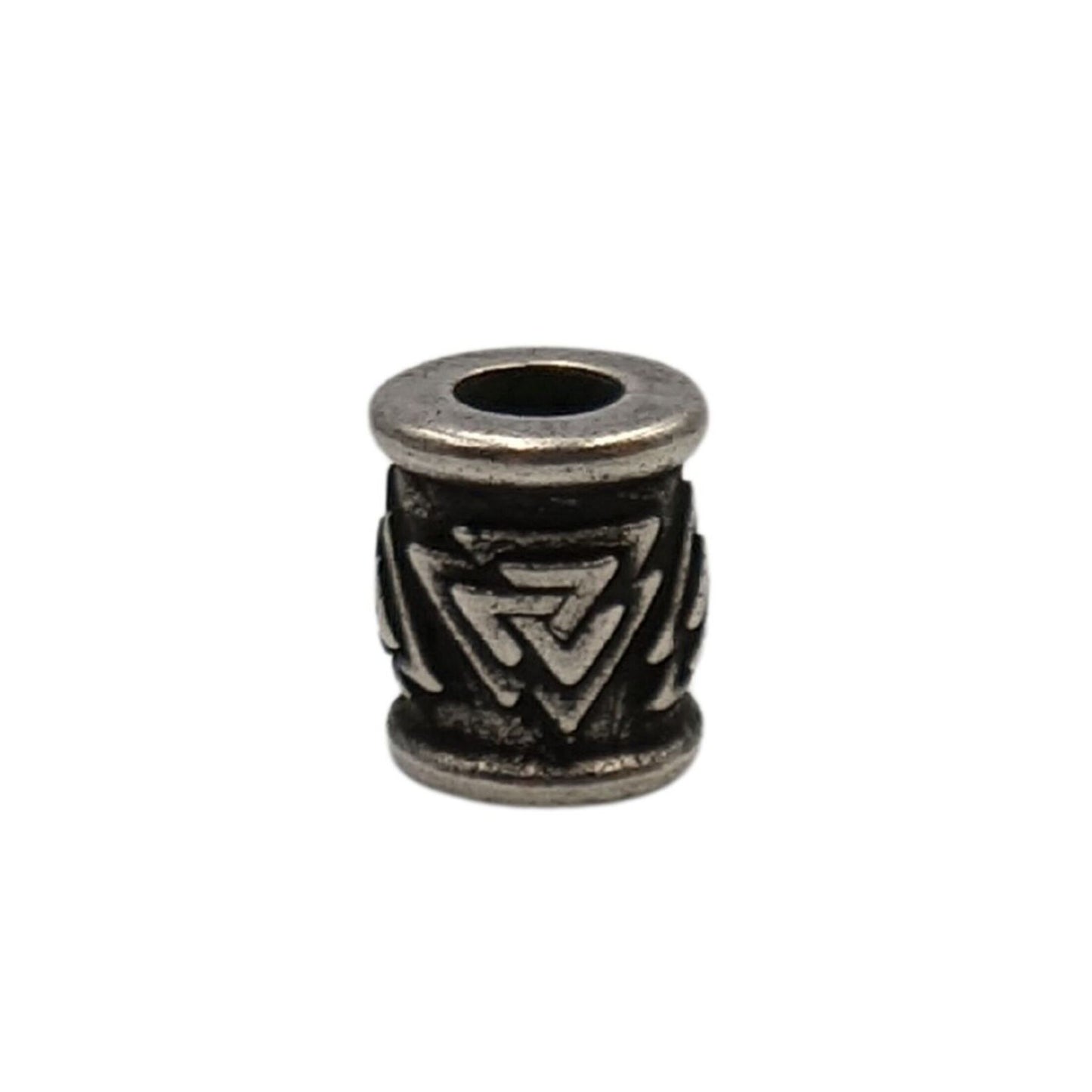 Valknut paracord bead edc beads dread norse jewelry